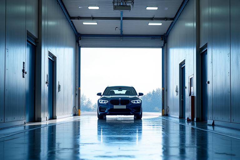 A modern and clean car wash facility in Dublin