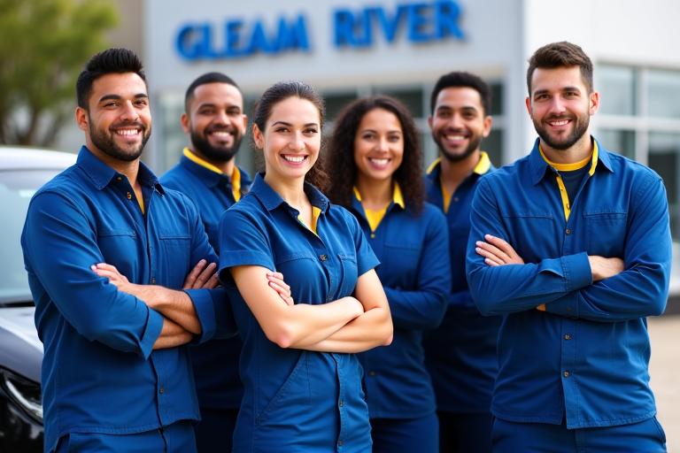 The professional and friendly car care experts at Gleam River Services in Dublin